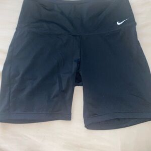 Nike Black Bike Shorts Moisture-Wicking Stretch